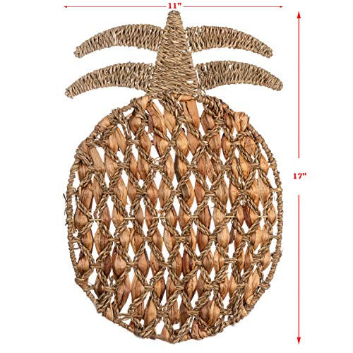 Nautical Crush Trading Woven Placemats | Pineapple Placemats For Dining Table thumb #1