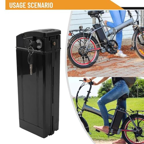 Image of 48V Electric Bike Battery Box Replacement Case High Performance|E-Bike Battery Housing Easy Installation Spare Parts Style B|Durable Spare Part|Easy Install|Replacement Case