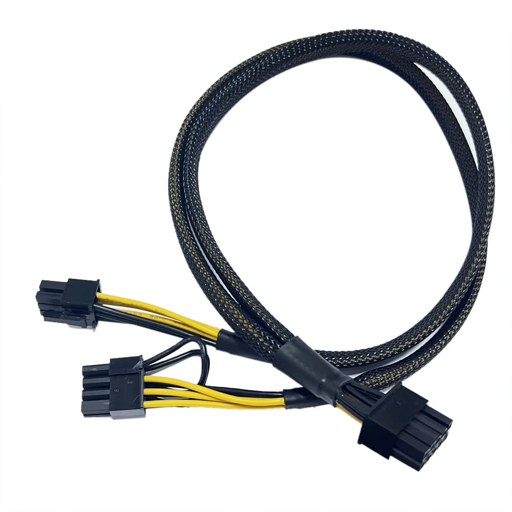 Gintai 10-biegunowy kabel sieciowy do 8 + 6-biegunowy zamiennik do Dell Precision 5820 i GPU 50 cm