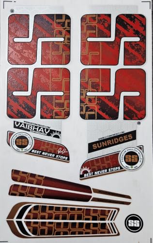 Image of Cottontail Cricket Bat Sticker English Willow 4D Digital | Protection Accessories Scuff tape VAIBHAV