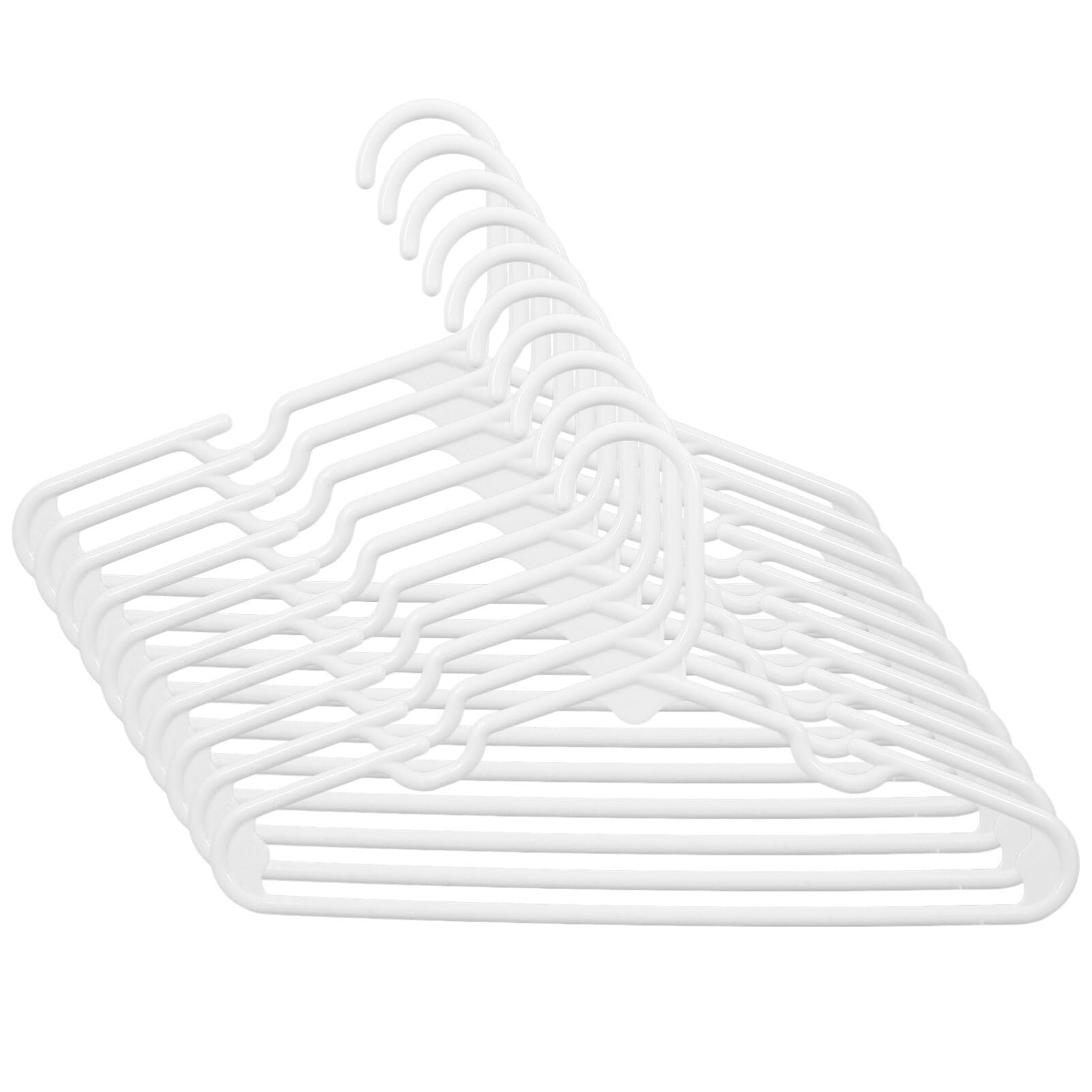 SOLUSTRE Children's Clothes Hangers 10 Pack Velvet Kids Hangers for Closet No-Slip Space-Saving