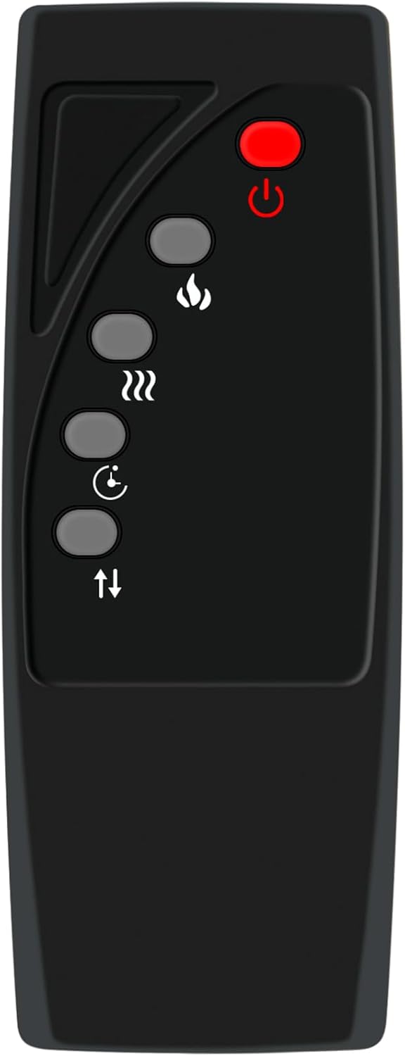 Replacement Remote Control Applicable for Innoflame Wall Mounted Electric Fireplace 1400 Watt 4777 BTU