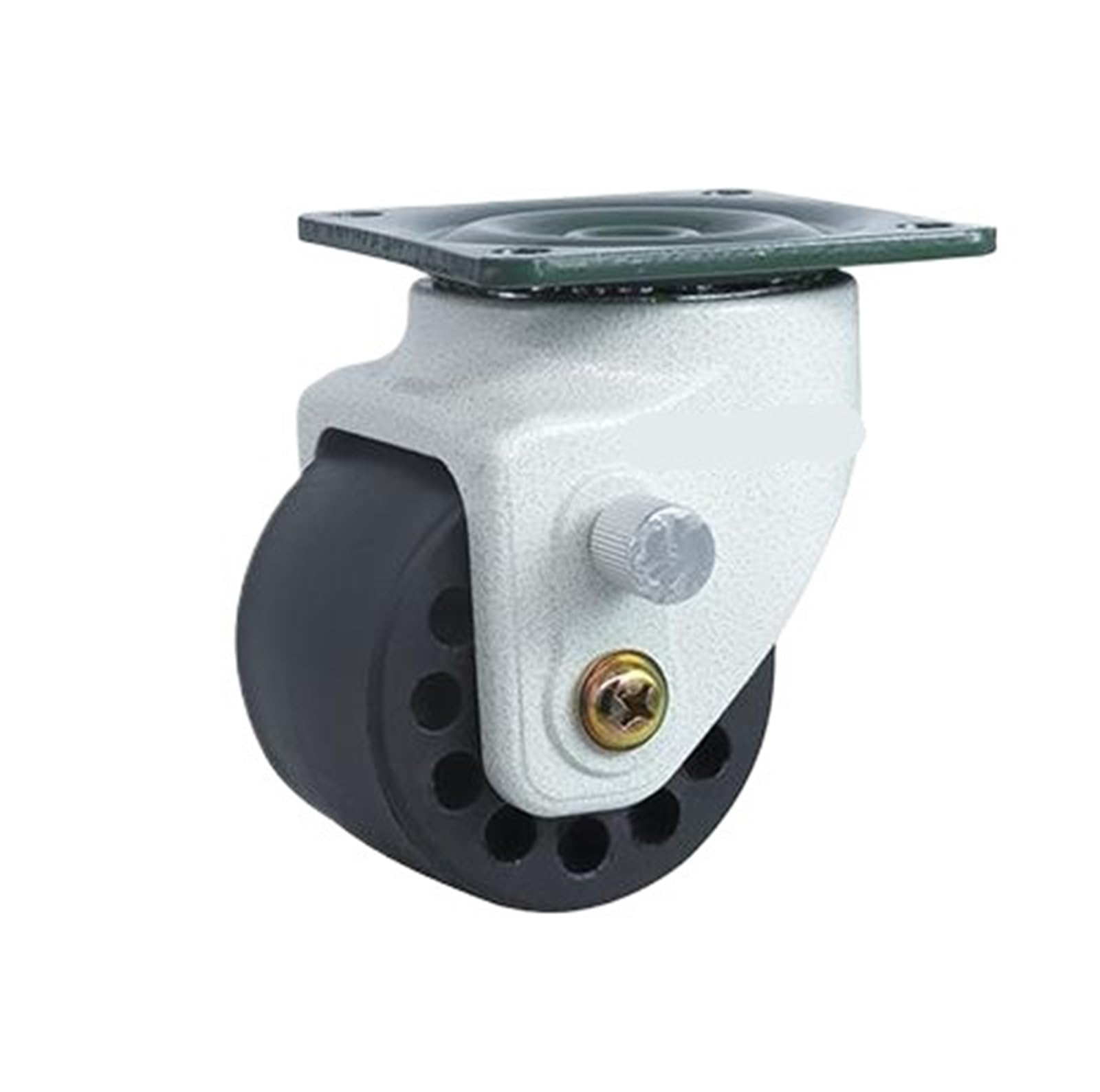 MXXDMOPD 1 Piece Silent Caster 3 inches high Precision Heavy Duty Polyurethane(Brake)