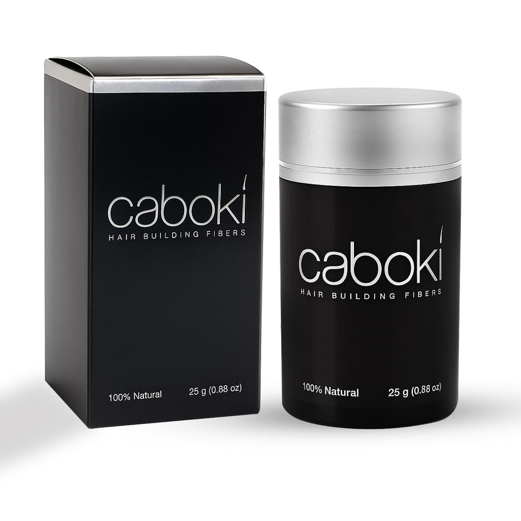 Osking Caboki Hair Building Fiber, Hair Volumizer Fiber Color, Natural Black Color (25g) soft Hair Volumizer hair fiber (25 g)
