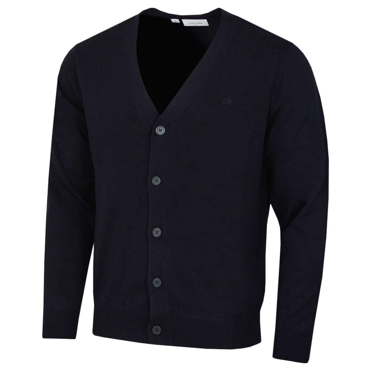 Calvin Klein Mens Blackthorn V-Neck Soft Cardigan - Navy - XXXXL