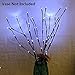 LiyuanQ Branch Lights - Led Branches Battery Powered Decorative Lights Willow Twig Lighted Branch for Home Decoration - 20 Inches 20 LED Lights Cool White (Vase Not Included)