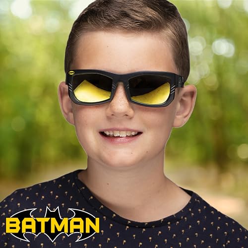 Image of Sun-Staches Batman Sunglasses | DC Comics Costume Accessory | UV 400 | One Size Fits Most