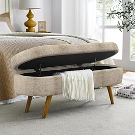 Fabric Storage Ottoman...