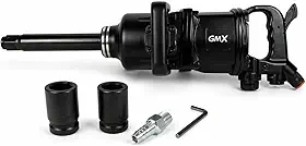GMX Chave de Impacto Pneumática 1" G10 345kgfm Profissional Preto