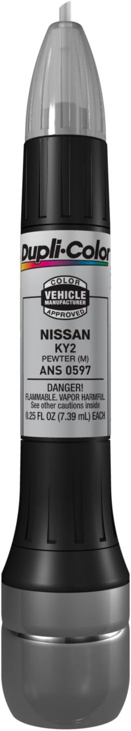 Metallic Pewter Nissan Exact-Match Scratch Fix All-In-1 Touch-Up Paint, 0.5 oz.