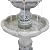 Sunnydaze 50-Inch 2-Tier French Garden Outdoor Water Fountain - Glass Fiber Reinforced Concrete Construction - Dusty Gray