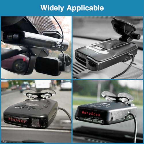 Plozoe A001 Radar Detector Cable With Usb 2.0 To Rj11 Plug,Power Cable For Radar Detectors,Usb 5V-12V Power Cable,For Escort Uniden Radenso Xp Beltronics Cobra Whistler Radar Detector thumb #5