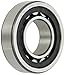 FAG NU206E-TVP2-C3 Cylindrical Roller Bearing, Single Row, Straight Bore, Removable Inner Ring, High Capacity, Polyamide Cage, C3 Clearance, 30mm ID, 62mm OD, 16mm Width
