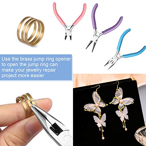 Jewellery Pliers - Reastar 3 PCS Pliers for Jewellery Making, Jewelry Making Tools with Jump Ring Opener - for Jewelry Beading Cutting Wrapping and DIY Craft Supplies 5 Jewellery Pliers - Reastar 3 PCS Pliers for Jewellery Making, Jewelry Making Tools with Jump Ring Opener - for Jewelry Beading Cutting Wrapping and DIY Craft Supplies - Image 5
