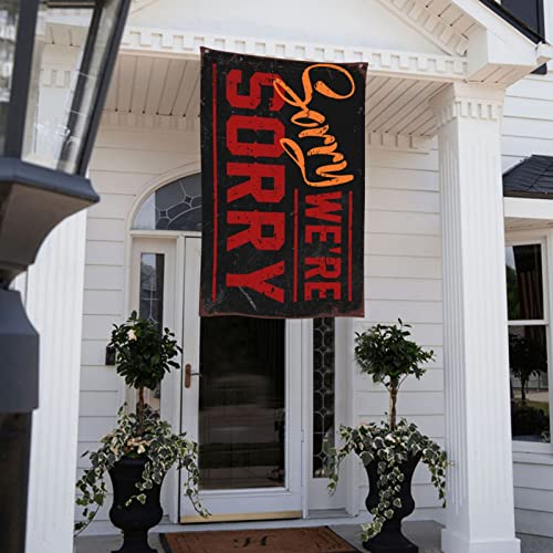 Drapeau automne grand format pour décorer une terrasse vide - 7