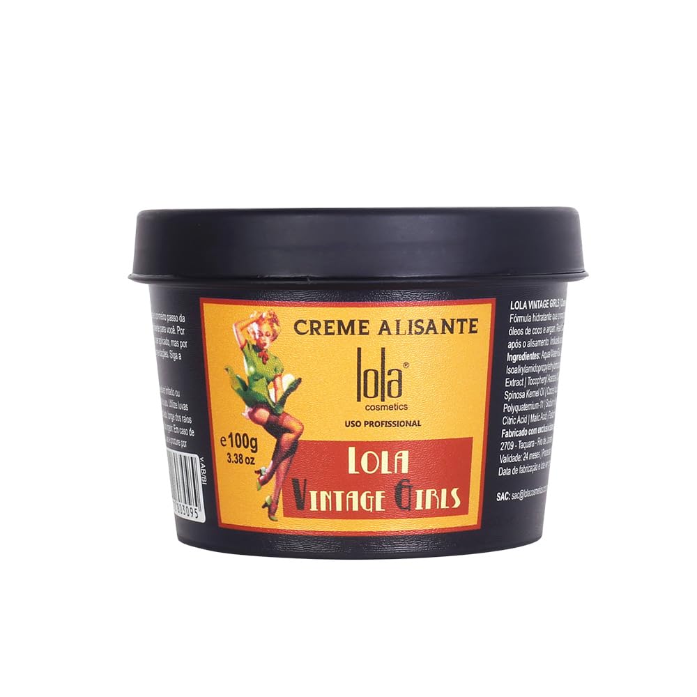 Lola Cosmetics - Vintage Girls Petit Réducteur de Volume - 100g - Unisexe - Contrôle du Volume et Hydratation
