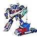 WAWAYU Film 5"Der letzte Ritter Transformator Optimus Prime Autobots Commander Heavy Truck Model Roboter Spielzeug KO. Versionsaktion Abbildung 8.6in (Color : Blue)