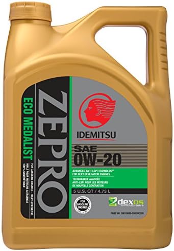 ZEPRO Eco Medalist 0W-20 Engine Oil - 5QT, Dark Brown