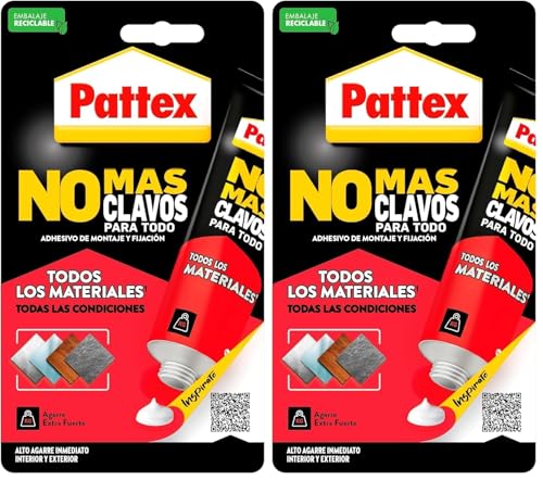 Nural Pattex No Mas Clavos Para Todo (Tubo 142gr) (Paquete de 2)
