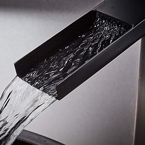 Robinet d'évier rétro noir pour créer une ambiance spa à la maison