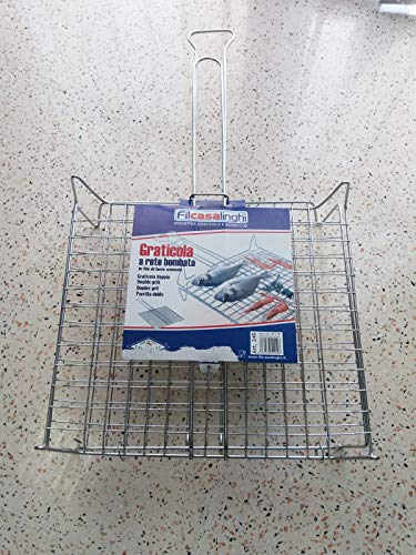 35x40 GRATICOLA ECO BOMBATA CON PIEDI 35x40