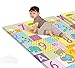 Alfombrilla de Juego para bebés, Alfombrilla de Espuma Suave para Gimnasio, Alfombrilla de Juego para bebé, fácil de Plegar, Reversible, 70 x 39 x 0,4 Pulgadas (B)
