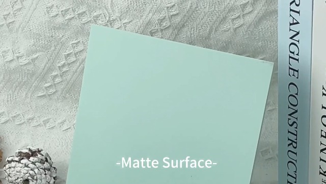 Image of 2 Pcs 12x12 Inch 1 /8 in Thickness Nyanza Green Pastel Color Plexiglass Panel One Sided Glossy One Sided Frosted Plexiglass for DIY Items