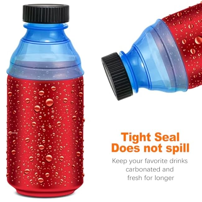 CoguZed 12 Packs Soda Can Lids and Covers - Spill-proof Soda Can Lid for Beer, Juice, Energy Drinks - BPA-free Reusable Can Lids Sodas Accessories for Picnic and Beach Parties