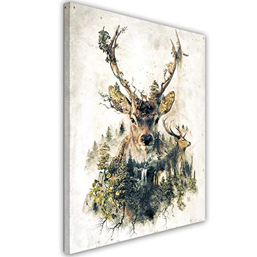 Faszinierend Hirsch Gemalt Modern Bilder