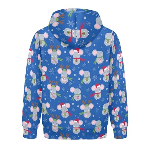 Christmas Candy Cane Youth Hoodie Sweatshirt2