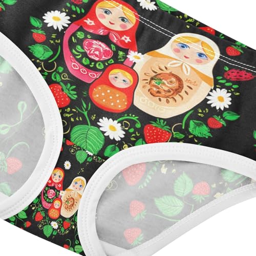 Russia Matryoshka Dolls Flowers Toddler Girls's Underwear 2T 202c11764