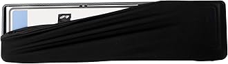 Simoni Racing LPC Rear License Plate Cover in Black Stretch Fabric