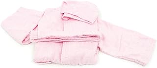 Albornoz para niños de esponja modelo Children color rosa