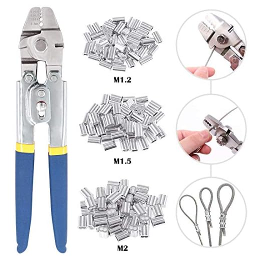 Precision Wire Rope Crimping Tool Kit