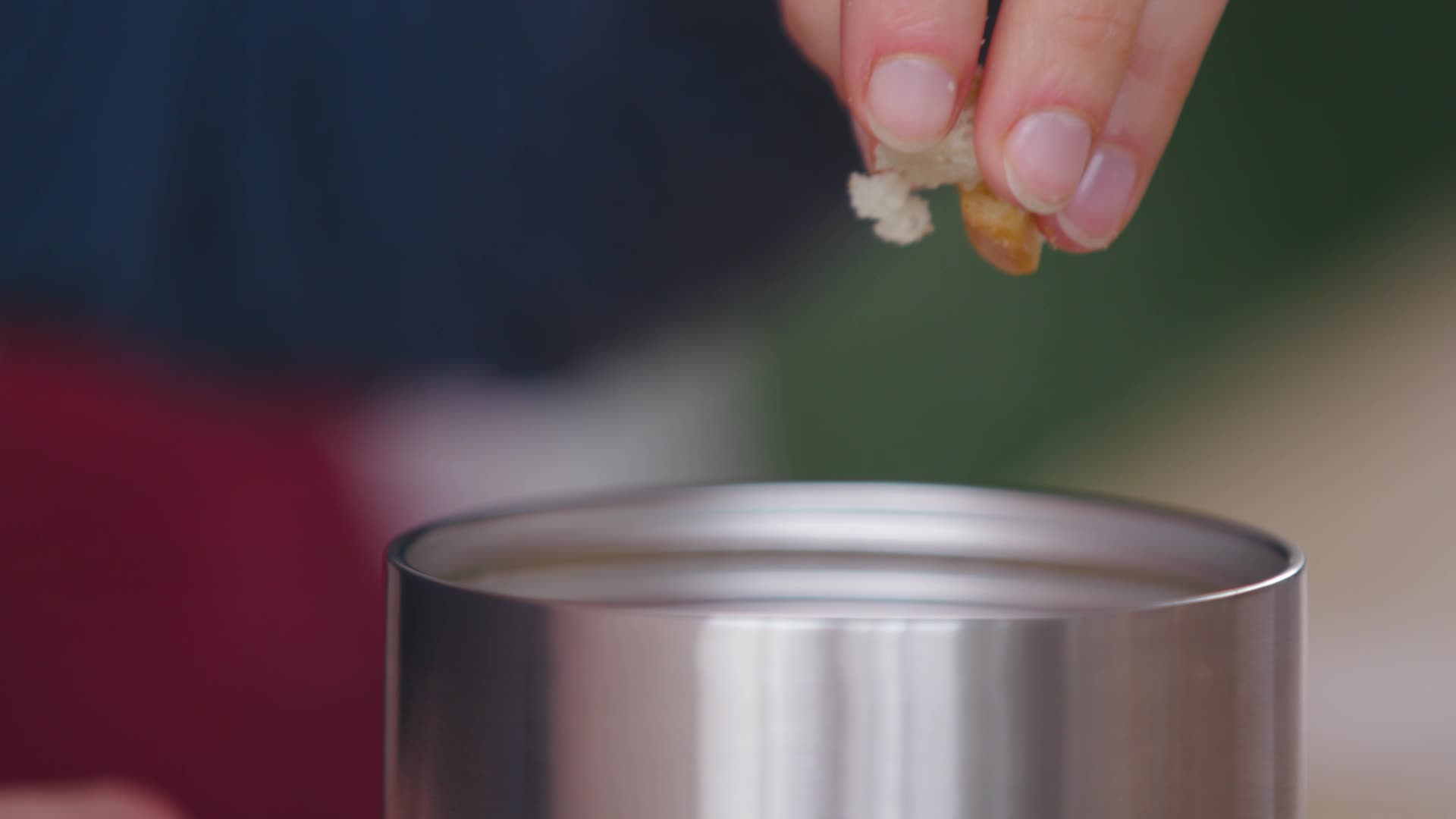 Mepal Lunchpot Ellipse â Natural Brushed â 500 ml praktischer Thermo-Essensbehälter, Joghurtbecher, to go Becher â Hält Speisen Lange warm oder kühl, polypropyleen, 500 + 200 ml – Bild 8