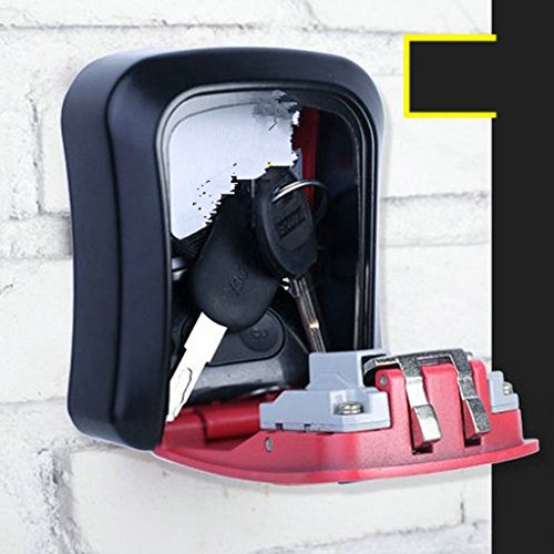 Caixa de armazenamento de chave Homyl 4 com combinação de caixa de bloqueio com capa protetora de se