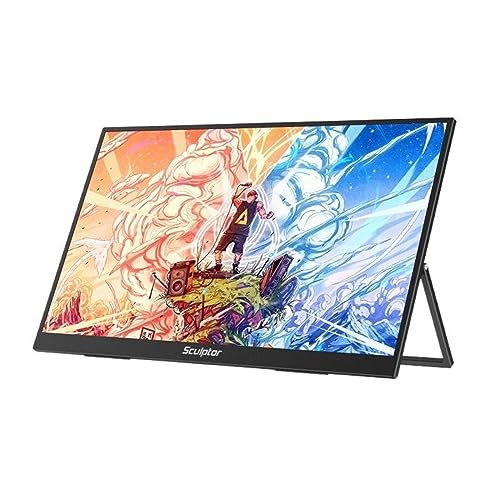2WFYJNITP Juegos en casa Monitor IPS Externo de 18 Pulgadas y 2,5 K, Pantalla expansión for teléfono móvil portátil, Consola Juegos, Secundaria, resolución 2560x1600 Segunda Pantalla