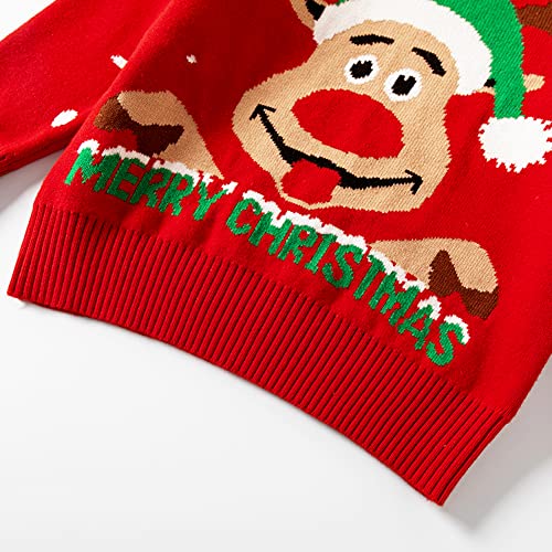 Image of Remimi Kids Christmas Sweater for Toddler Girls Boys Holiday Pullover Top