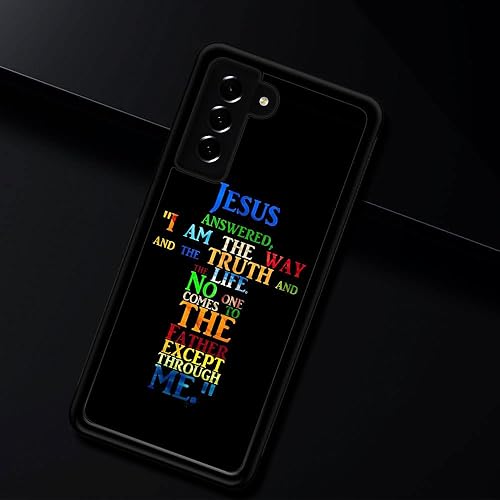 Miniatura 2 de Funda protectora para Samsung Galaxy S23 Plus, funda protectora para Samsung Galaxy S23 Plus con diseño de cruz de Jesús y la Biblia de Cristo,