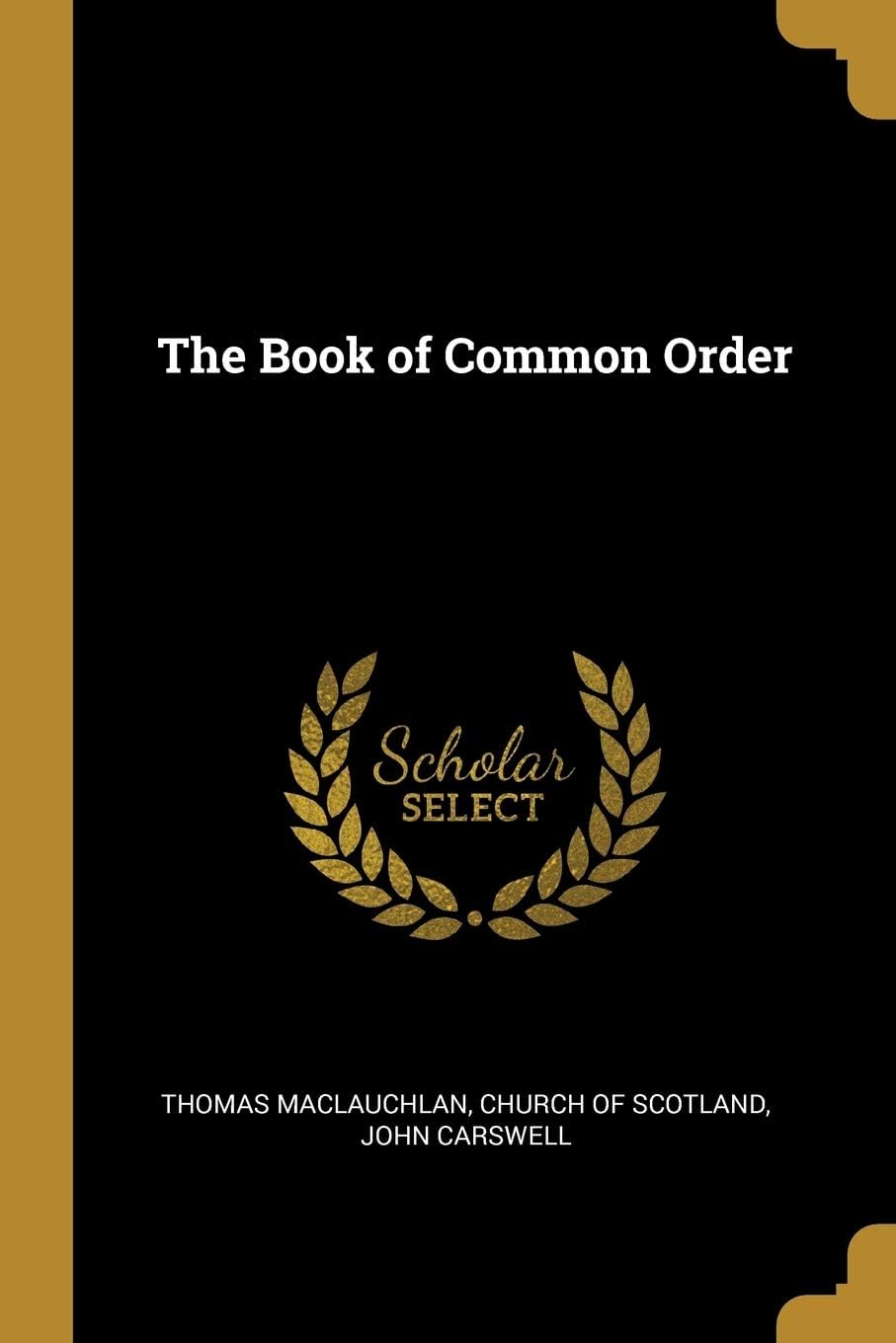 The Book of Common Order