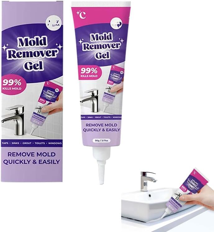 Remover Gel  Gel Highly Effective in Penetration Fast Cleans for Bathroom & Kitchen Tile Gaps Walls & Grout