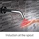 lyrlody Badarmatur, Wandmontierter Infrarot-Sensor-Wasserhahn, Edelstahlmaterial, Sensor-Eingriff-Wasserhahn, Geeignet für Badezimmer, Küche, Hotel
