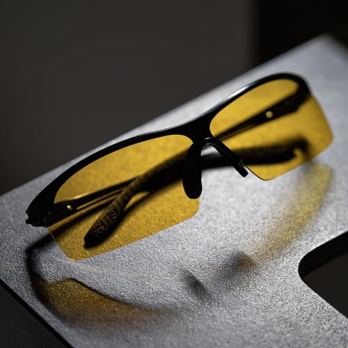 Night Vision Glasses for Men and Women,Polarized Anti Glare HD Al-Mg Frame Driving Glasses4