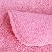 POLYTE Premium Lint Free Microfiber Washcloth Face Towel, 13 x 13 in, Set of 6 (Pink)