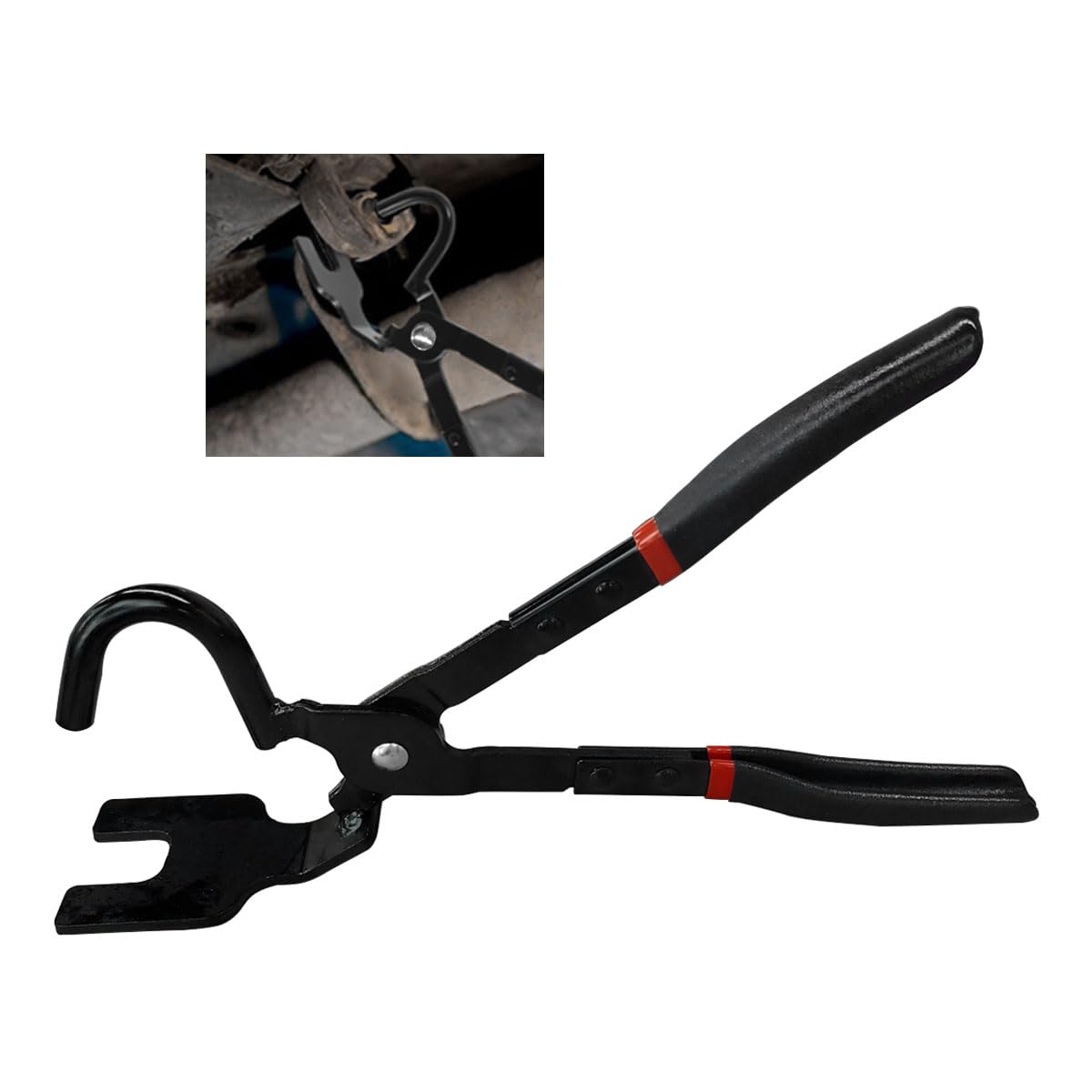 Heavy Duty Black Car Exhaust Hanger Separation Pliers for Most Systems