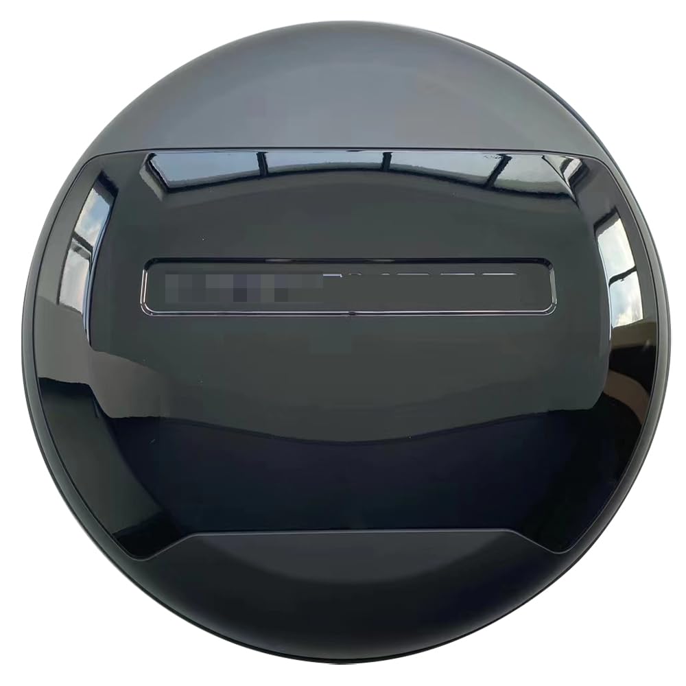 Copertura per ruota di scorta adatta per Land Rover Defender 110 90 130 2020 2021 2022 0223 2024 ABS (Santorini nero opaco nero)