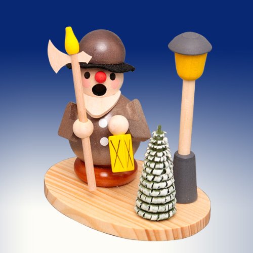 Veilleur de nuit d'encens de l'Erzgebirge | Figurine traditionnelle en bois fait main