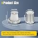 Ersatzfilter für Fanttik Slim V8 Mate/V10 Mate & V8 Apex Staubsauger, 1 Edelstahl-Vorfilter, 7 HEPA-Filter, 1 Reinigungsbürste