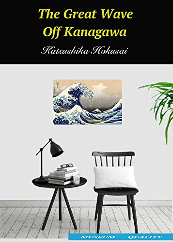 Eliteart-The Great Wave Off Kanagawa por Katsushika Hokusai Reprodução Giclee Arte Impressões em tel