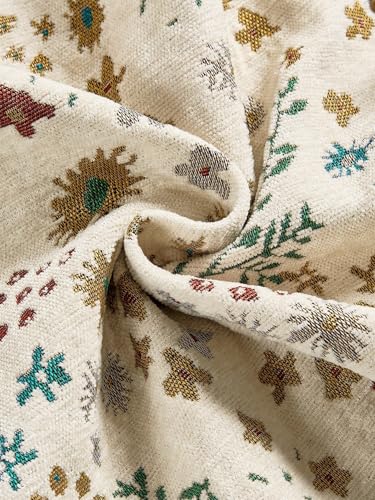 GORGLITTER Damen Strickweste Kurz Elegant Ärmellos Cardigan mit V-Ausschnitt Stickerei Weste Bestickte Blumenweste Boho Westen Aprikosenfarben M